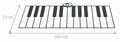 Large Super Keyboard Music Mat