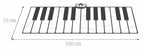 Large Super Keyboard Music Mat