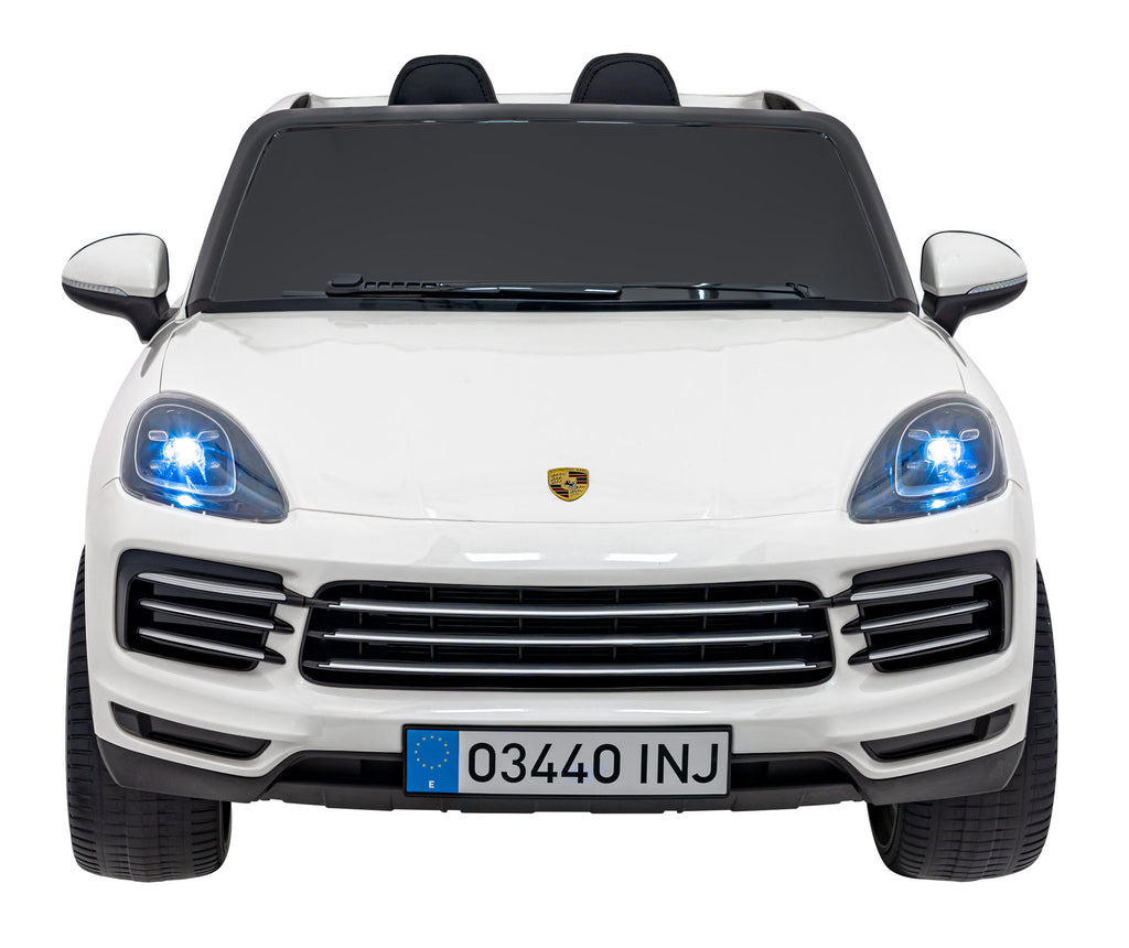 Elektrické autíčko Porsche Cayenne S lakované biela