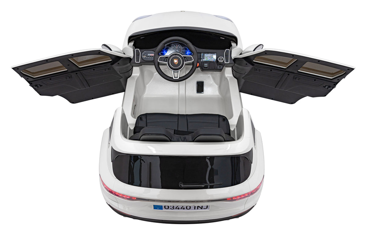 Elektrické autíčko Porsche Cayenne S lakované biela