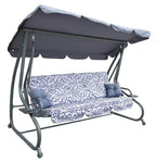 Garden Swing Seat Textylina 2 x 1 Grey PATTERN