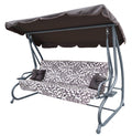 Garden Swing Seat Textylina 2 x 1 MODEL Brown
