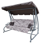 Garden Swing Seat Textylina 2 x 1 MODEL Brown