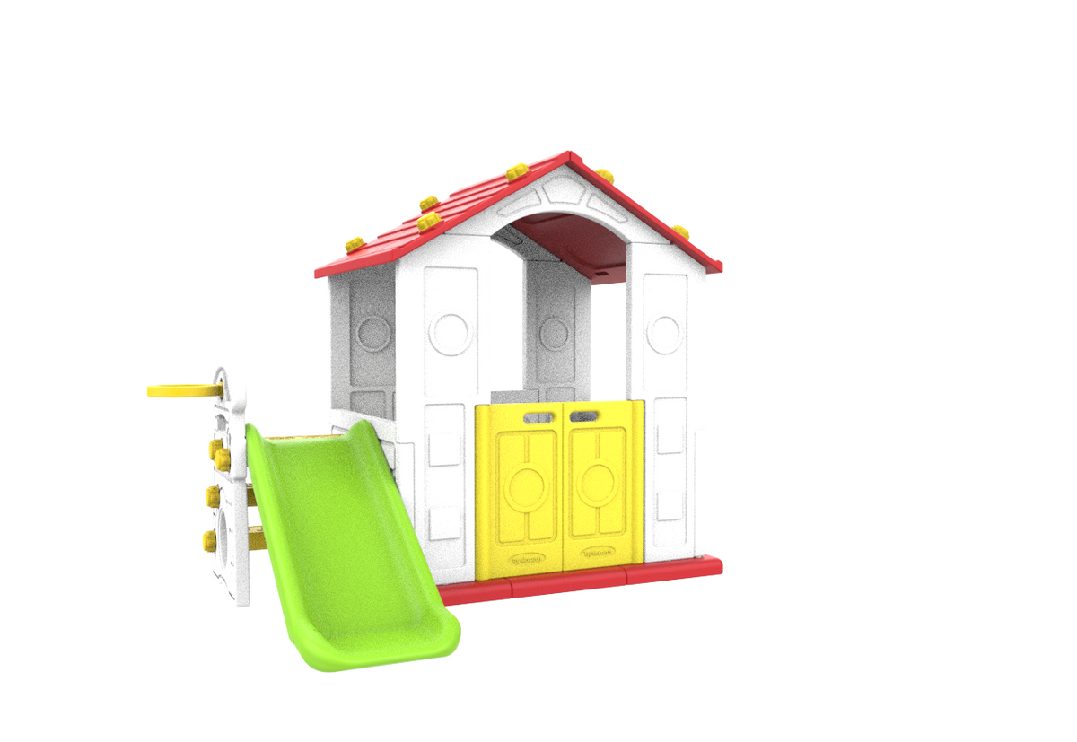 Cottage Slide 3in1 Red Roof