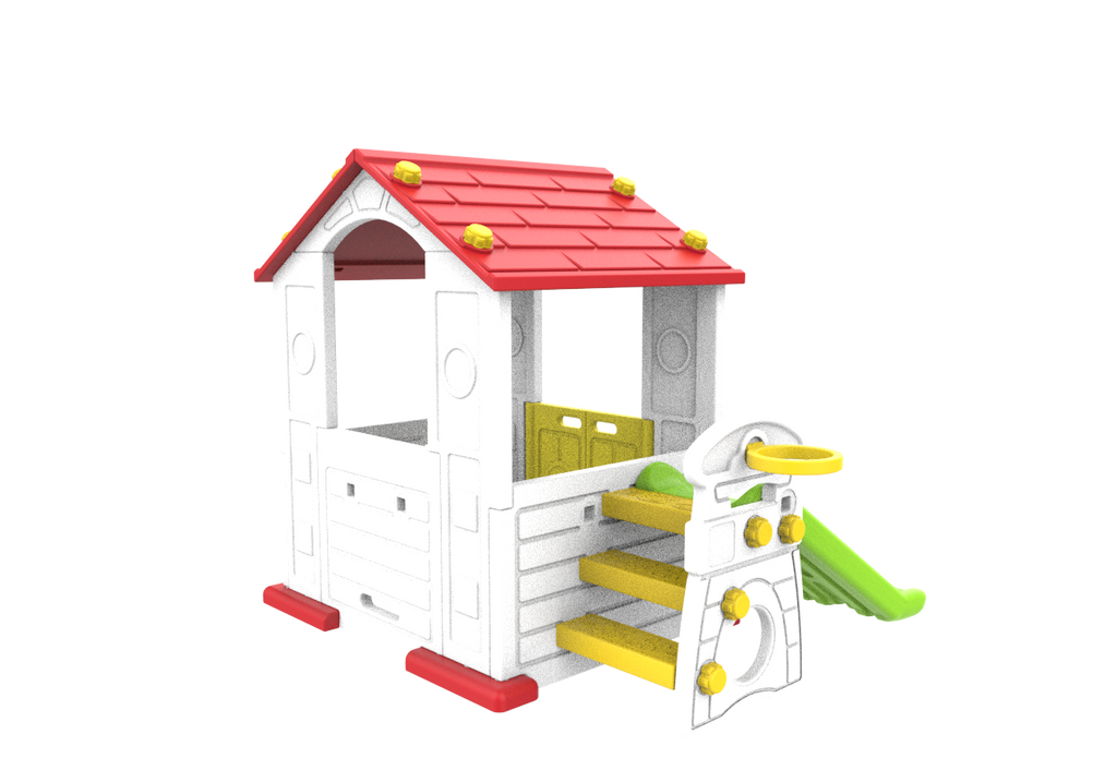 Cottage Slide 3in1 Red Roof