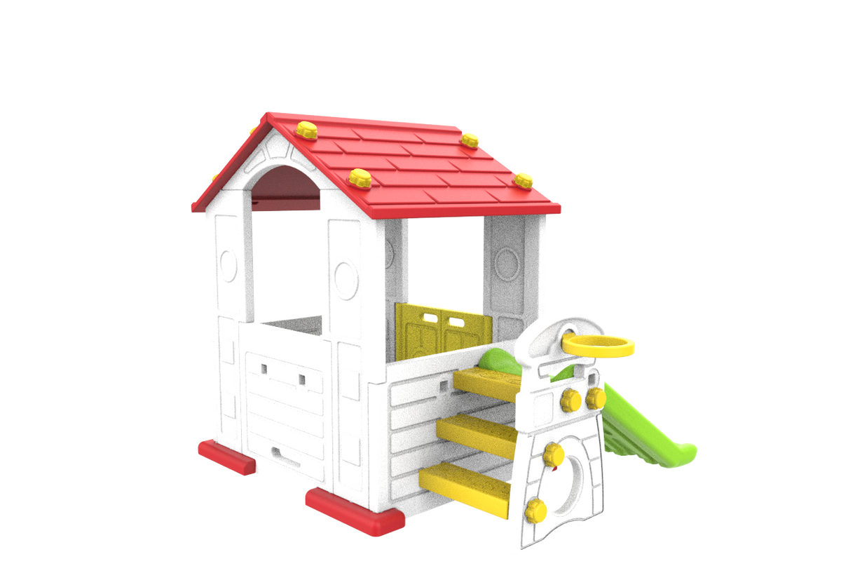 Cottage Slide 3in1 Red Roof
