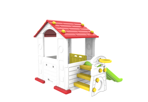 Cottage Slide 3in1 Red Roof