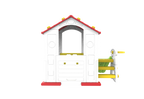 Cottage Slide 3in1 Red Roof