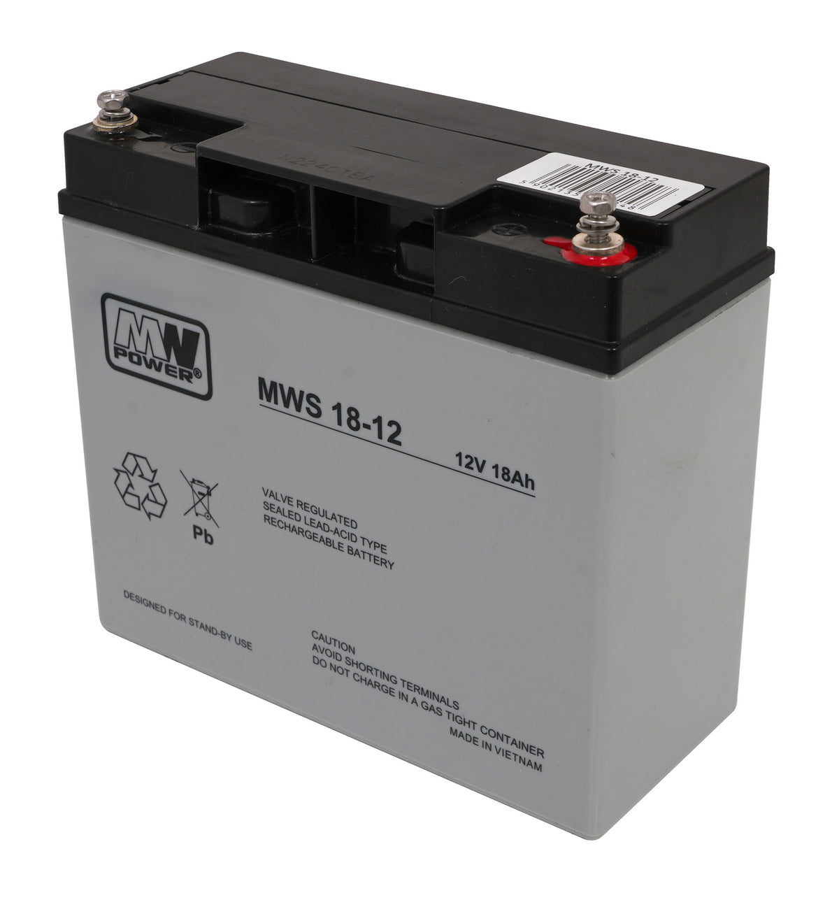 Vehicle parts battery 12V/18AH