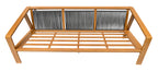 Aluminum Garden Furniture Two Sofas + Armchair + Table