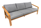 Aluminum Garden Furniture Two Sofas + Armchair + Table
