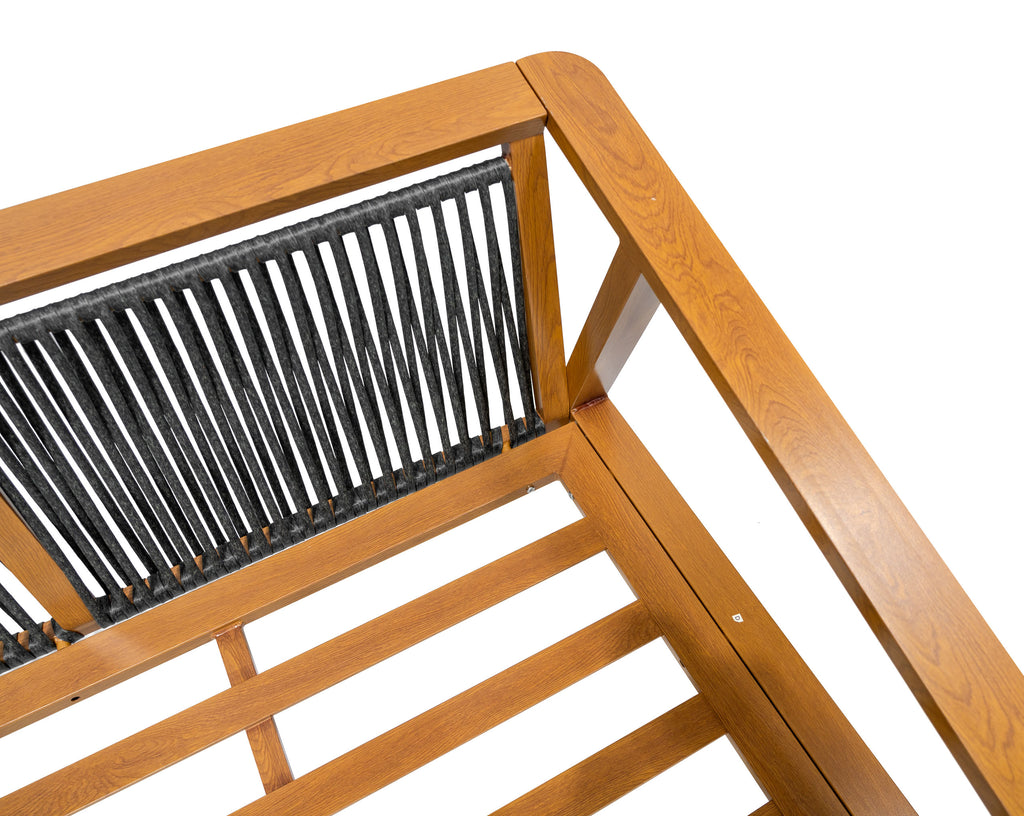Aluminum Garden Furniture Two Sofas + Armchair + Table