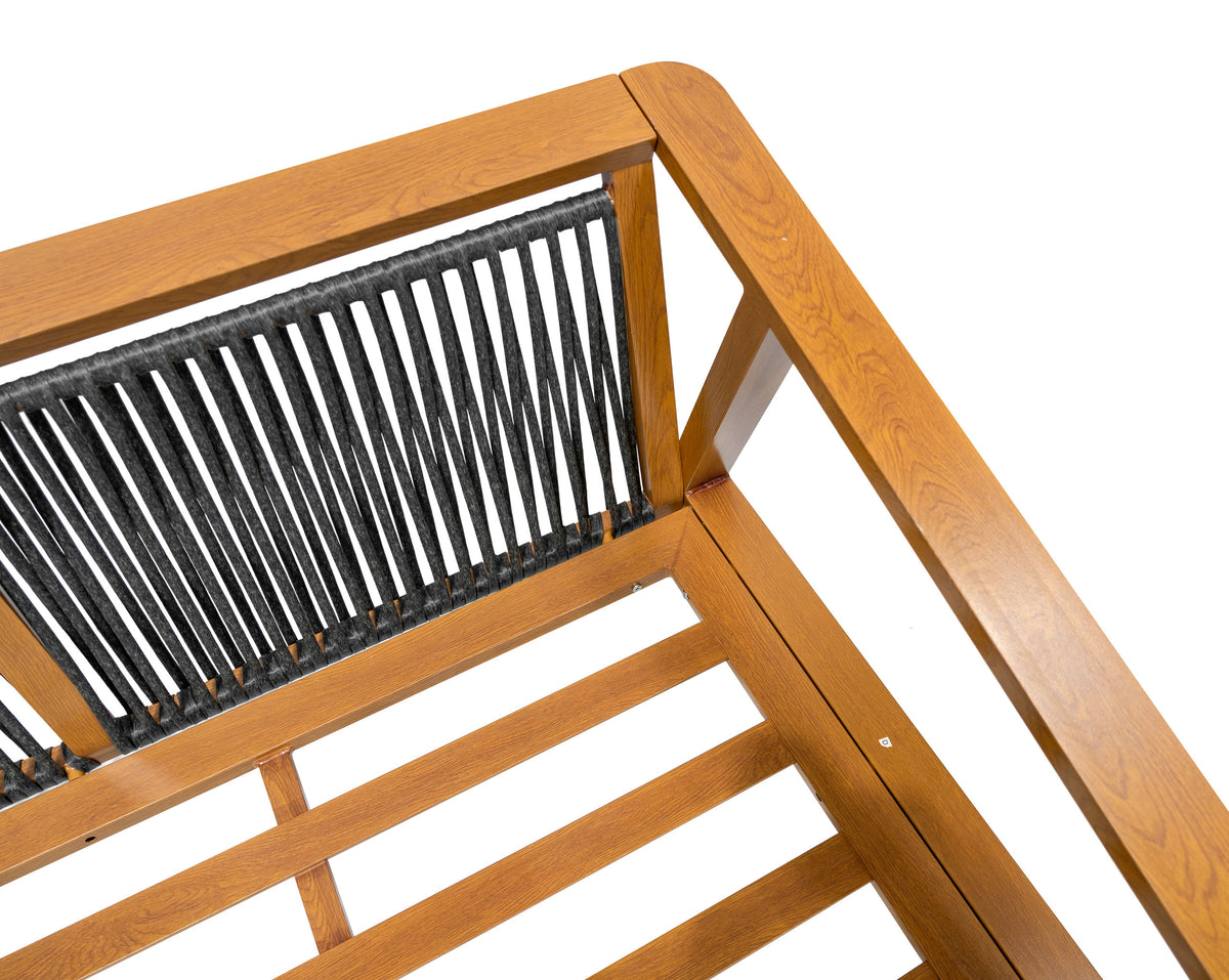 Aluminum Garden Furniture Two Sofas + Armchair + Table