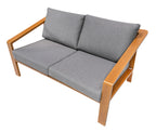 Aluminum Garden Furniture Two Sofas + Armchair + Table