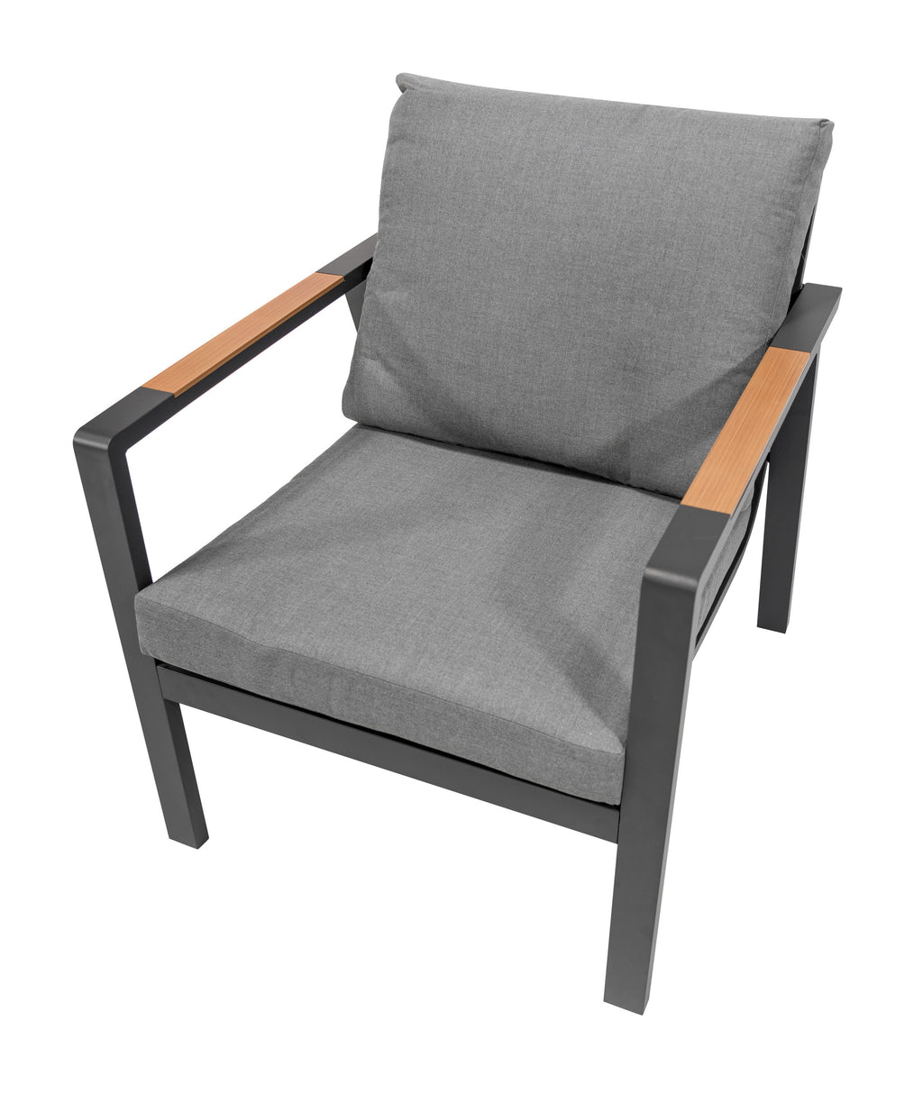 Aluminum Garden Furniture Sofa + Two Armchairs + Table