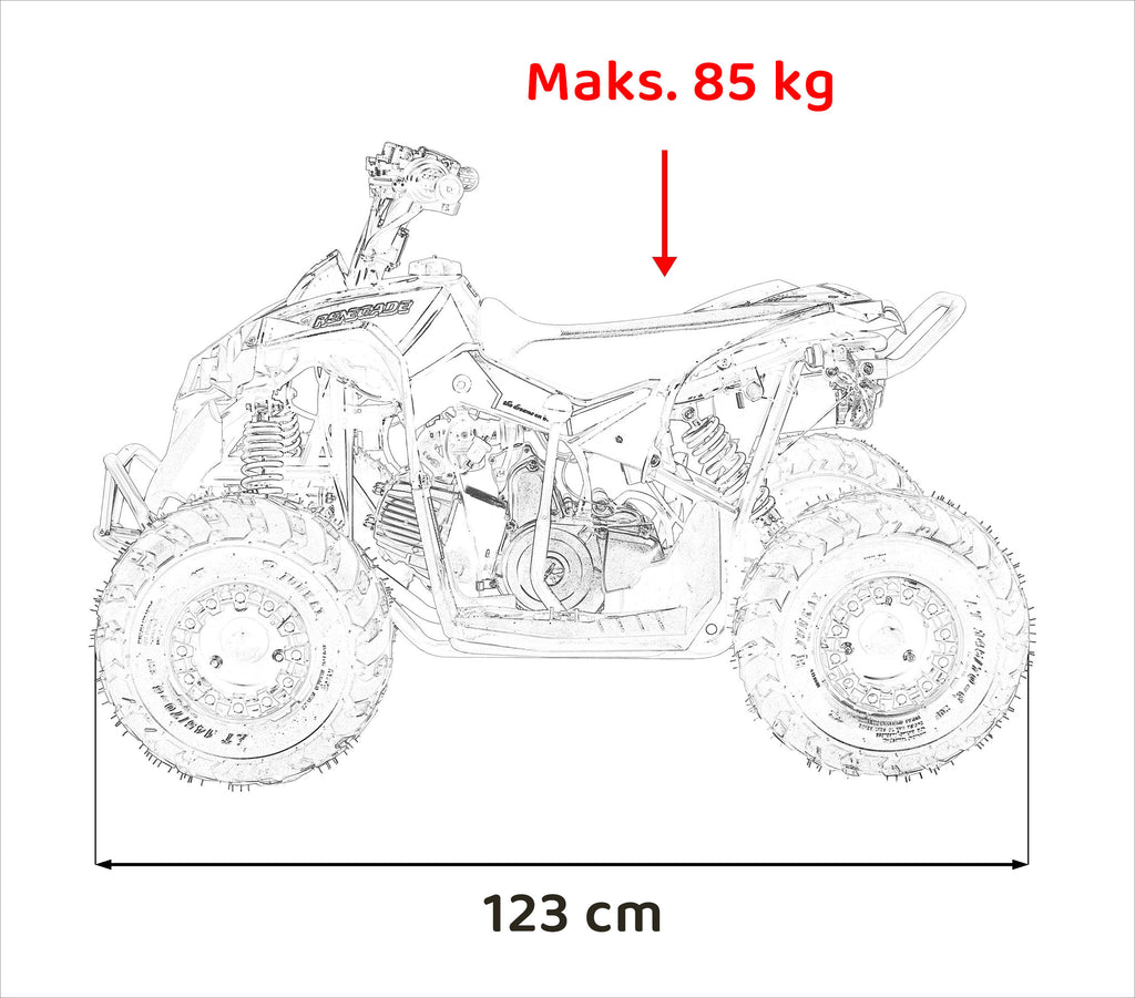 RENEGADE 110CC Gas Powered Vehicles Yellow