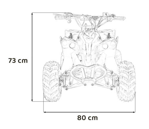 RENEGADE 110CC Gas Powered Vehicles Yellow