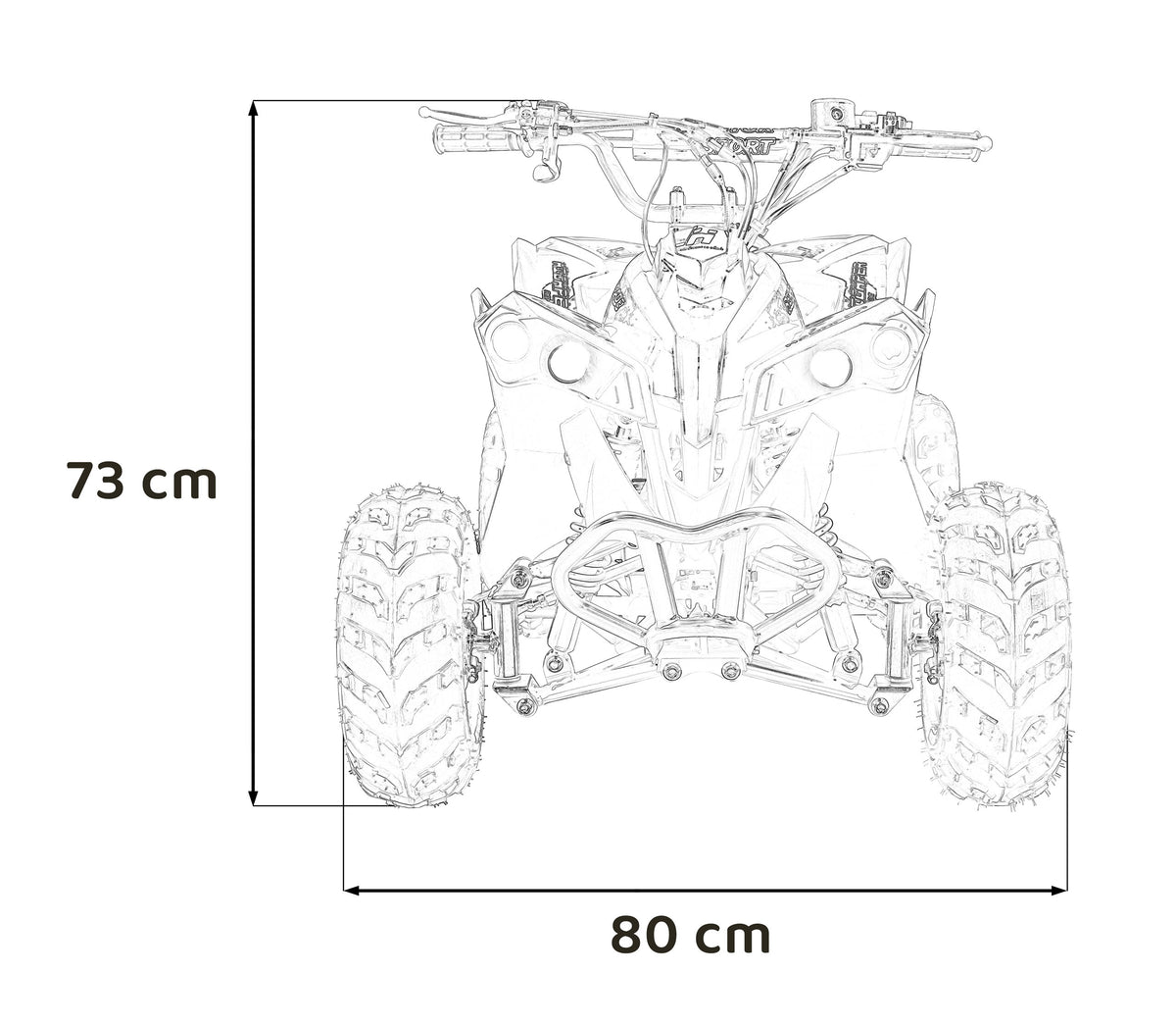 RENEGADE 110CC Gas Powered Vehicles Green