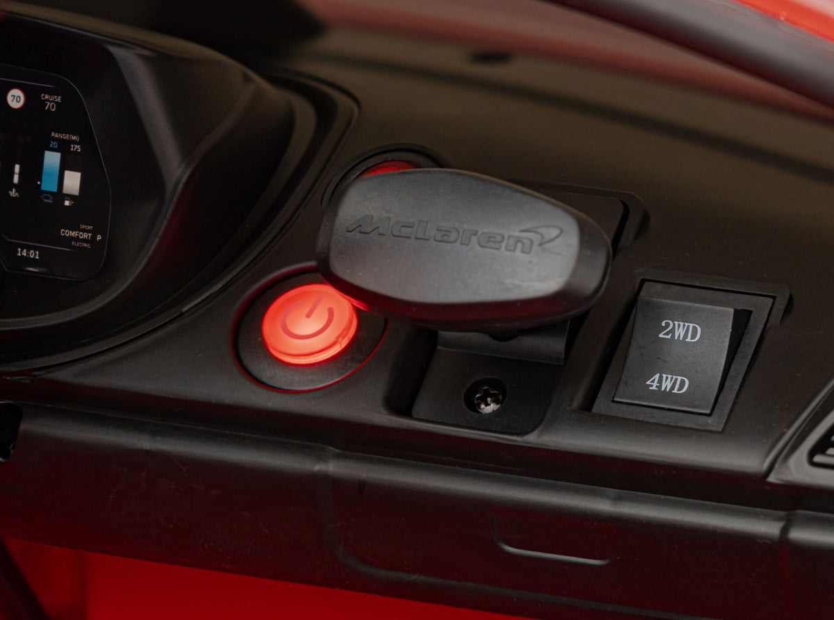 Elektrické autíčko Mclaren Artura červená