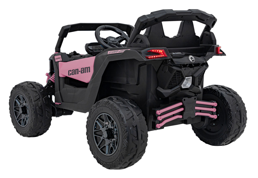 Elektrická buggy CAN-AM Maverick 24 V – ružová