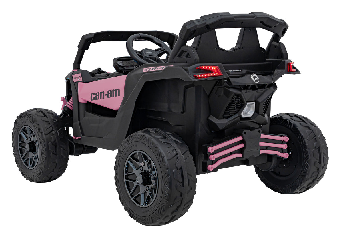Elektrická buggy CAN-AM Maverick 24 V – ružová