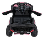 Elektrická buggy CAN-AM Maverick 24 V – ružová