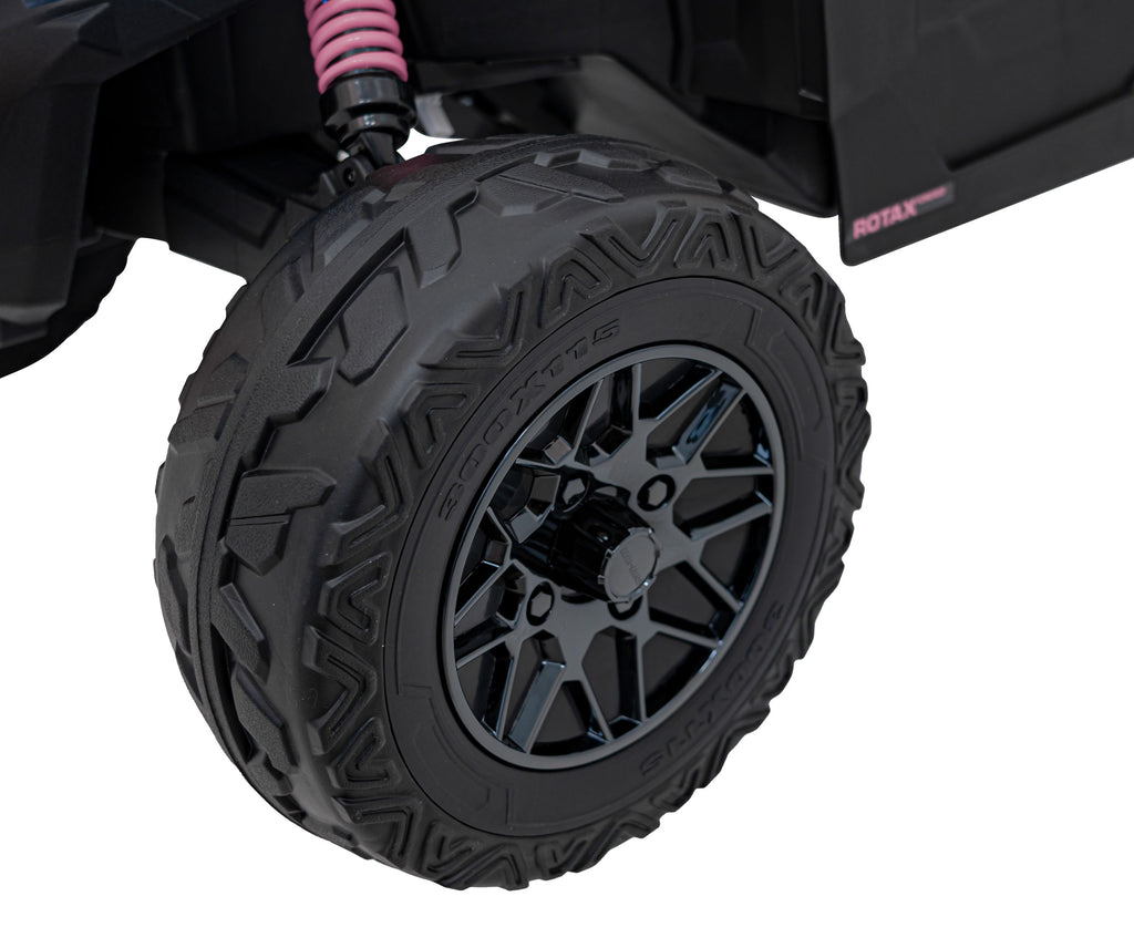 Elektrická buggy CAN-AM Maverick 24 V – ružová