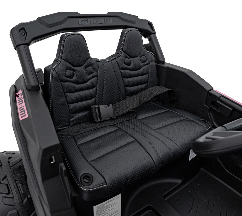 Elektrická buggy CAN-AM Maverick 24 V – ružová