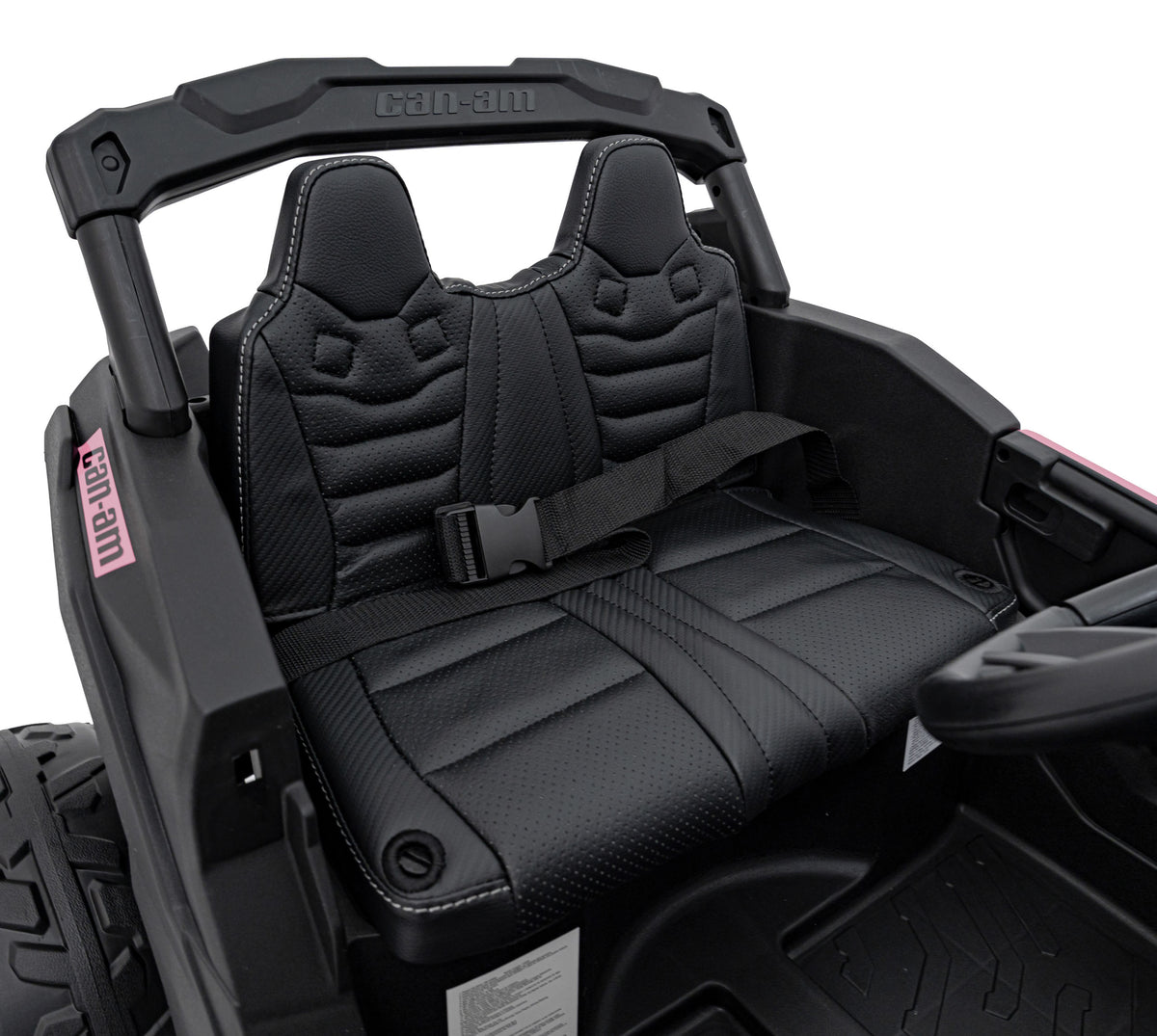 Elektrická buggy CAN-AM Maverick 24 V – ružová
