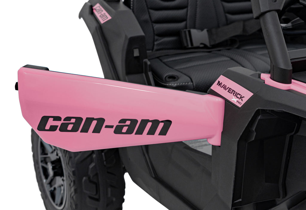 Elektrická buggy CAN-AM Maverick 24 V – ružová