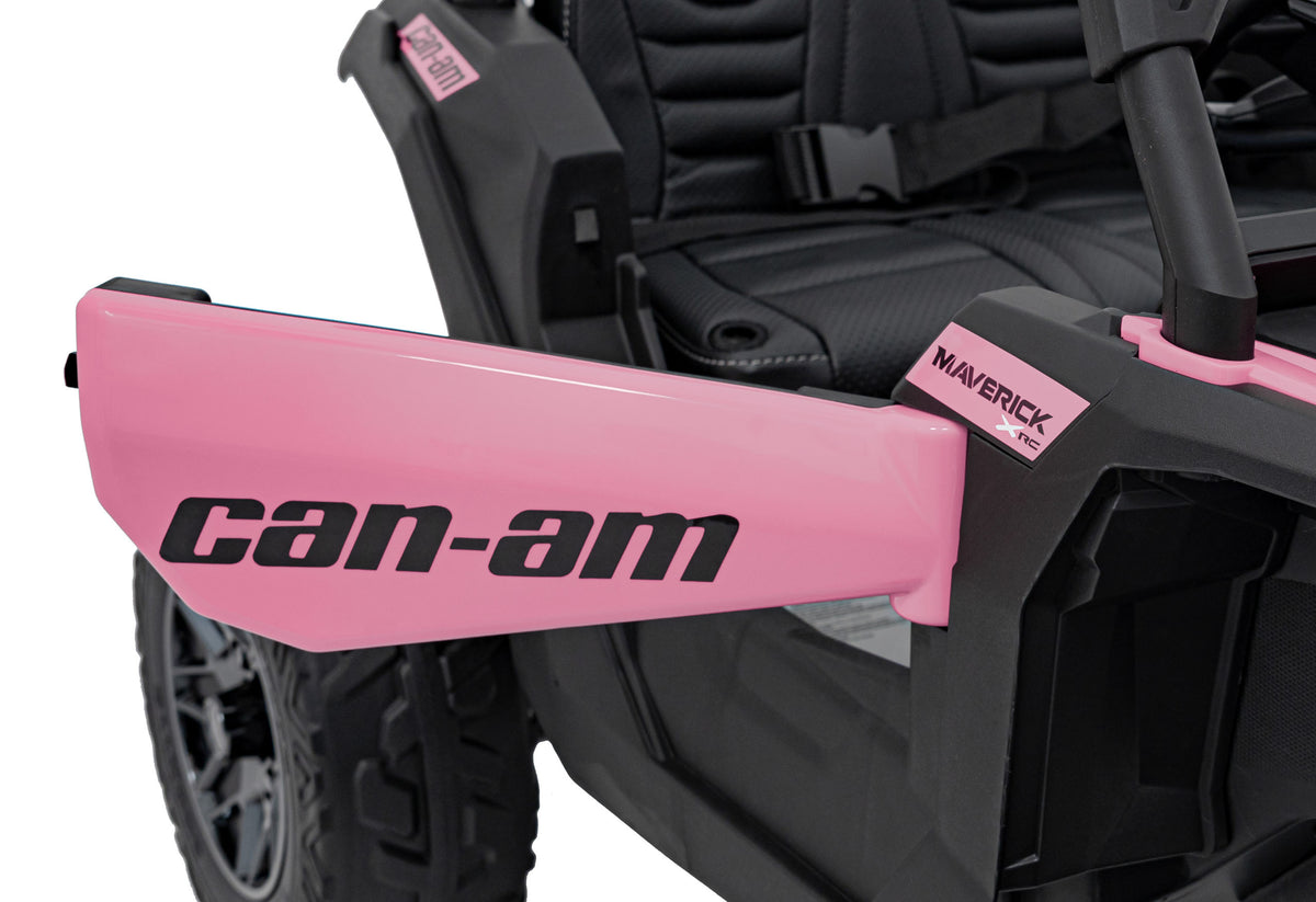 Elektrická buggy CAN-AM Maverick 24 V – ružová