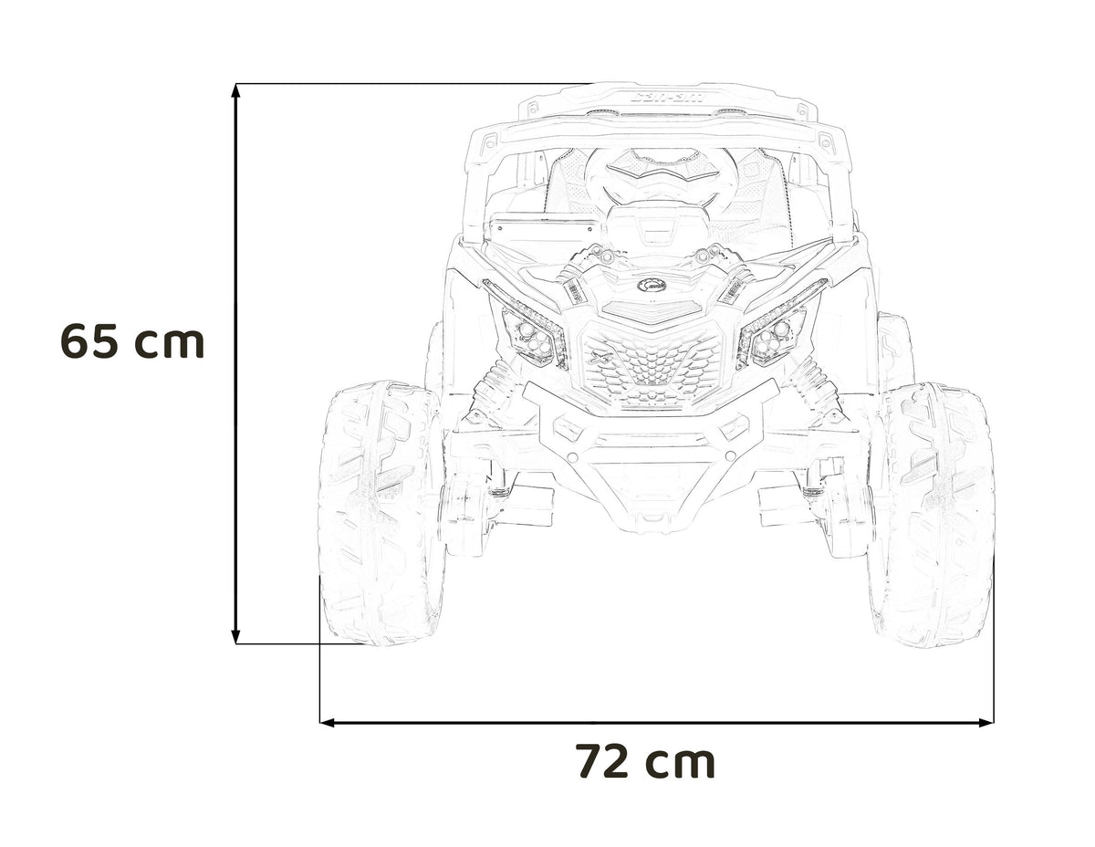 Vehicle ATV CAN-AM Maverick Yellow