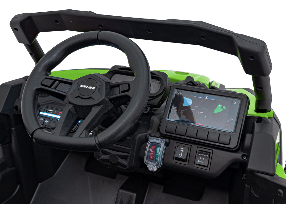 Elektrická buggy CAN-AM Maverick 24 V – zelená