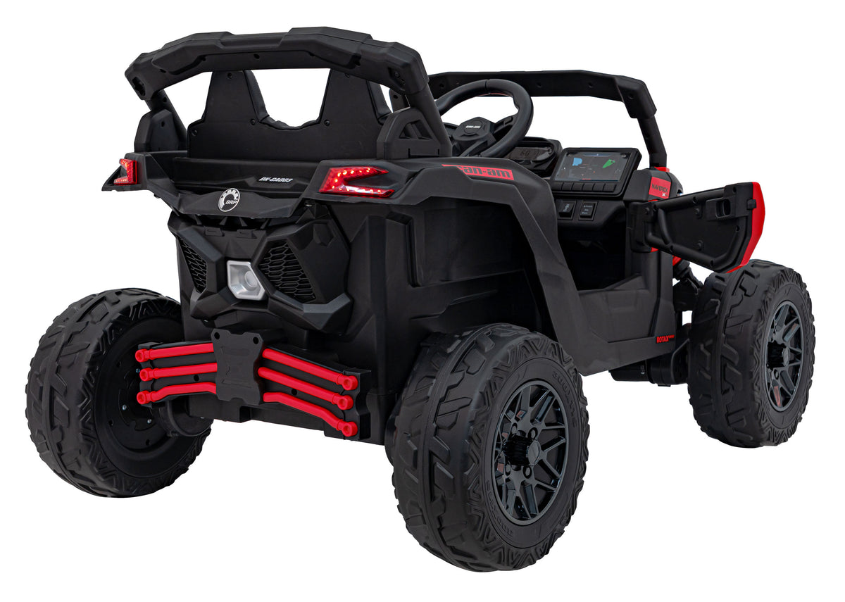 Elektrická buggy CAN-AM Maverick 24 V – červená