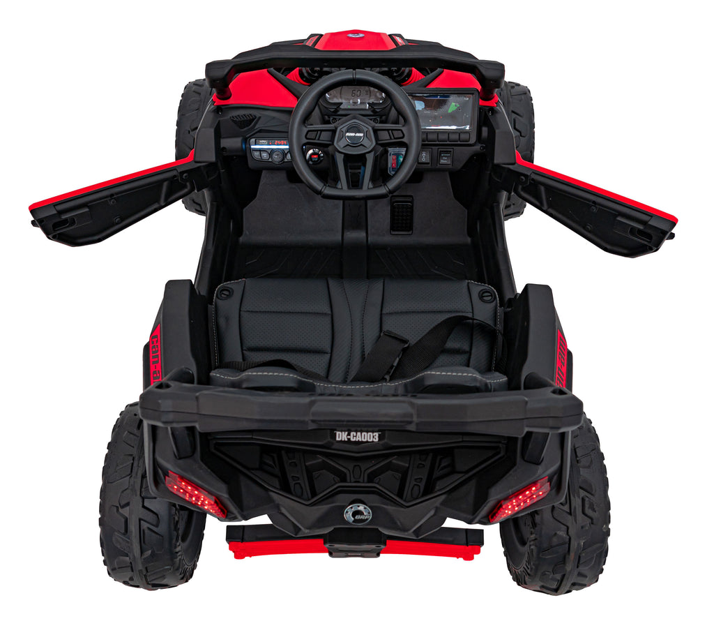 Elektrická buggy CAN-AM Maverick 24 V – červená