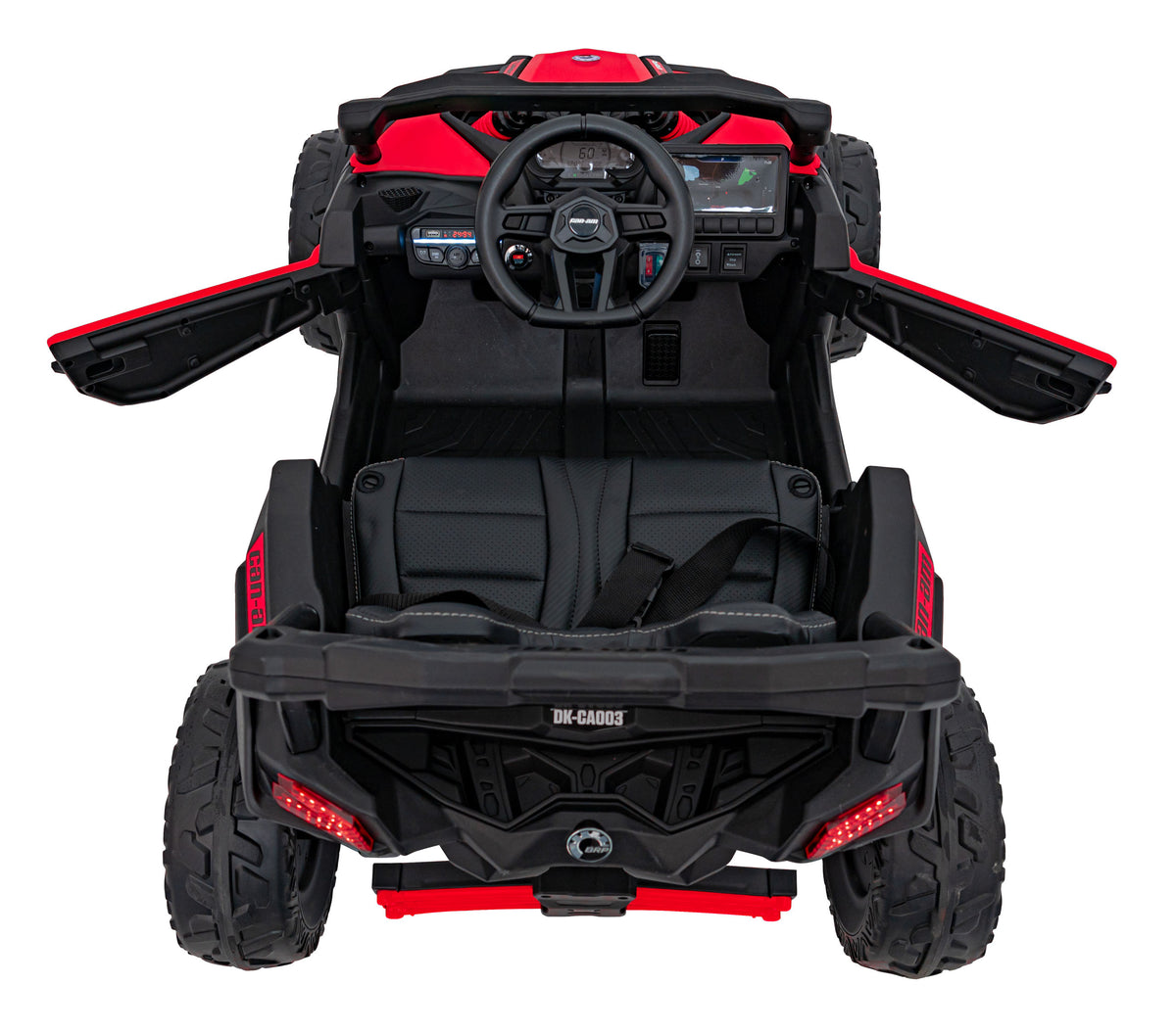 Elektrická buggy CAN-AM Maverick 24 V – červená