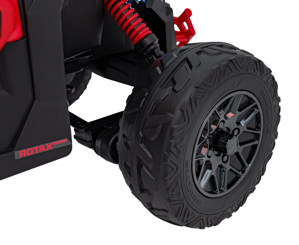 Elektrická buggy CAN-AM Maverick 24 V – červená