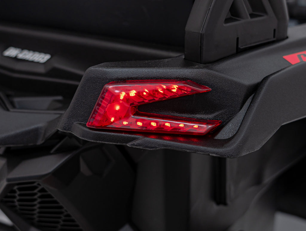 Elektrická buggy CAN-AM Maverick 24 V – červená