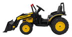 Elektrický traktor s nakladacou lyžicou 12 V – žltý