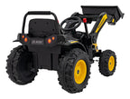 Elektrický traktor s nakladacou lyžicou 12 V – žltý