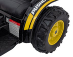 Elektrický traktor s nakladacou lyžicou 12 V – žltý