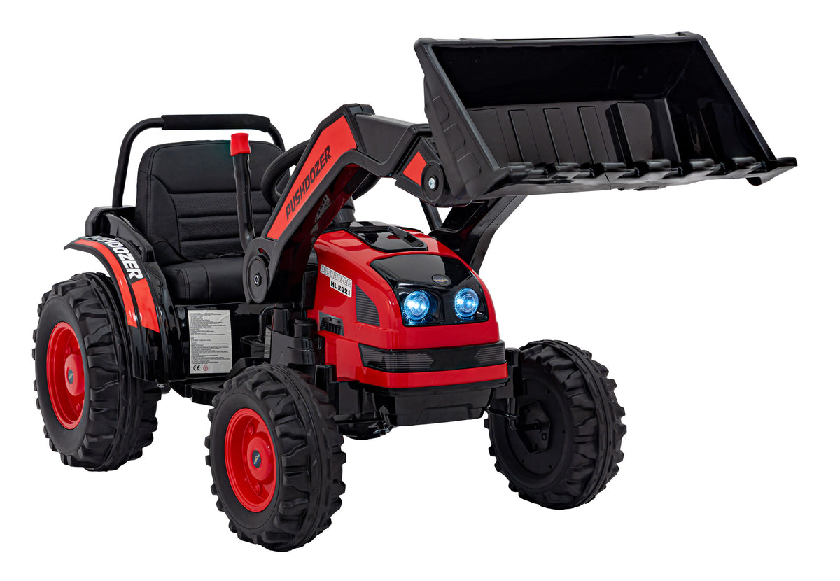 Vehicle Excavator Tractor Red