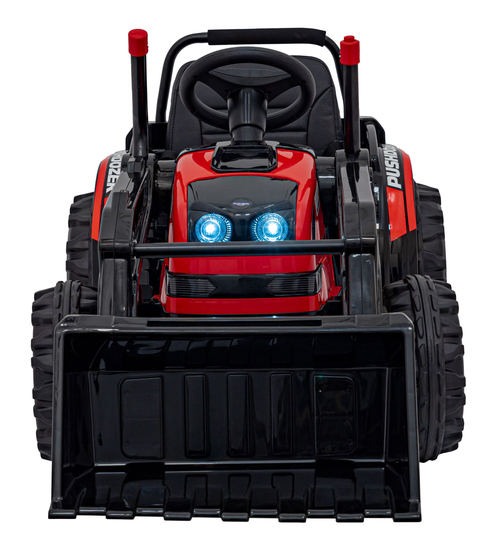 Vehicle Excavator Tractor Red