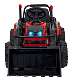 Vehicle Excavator Tractor Red