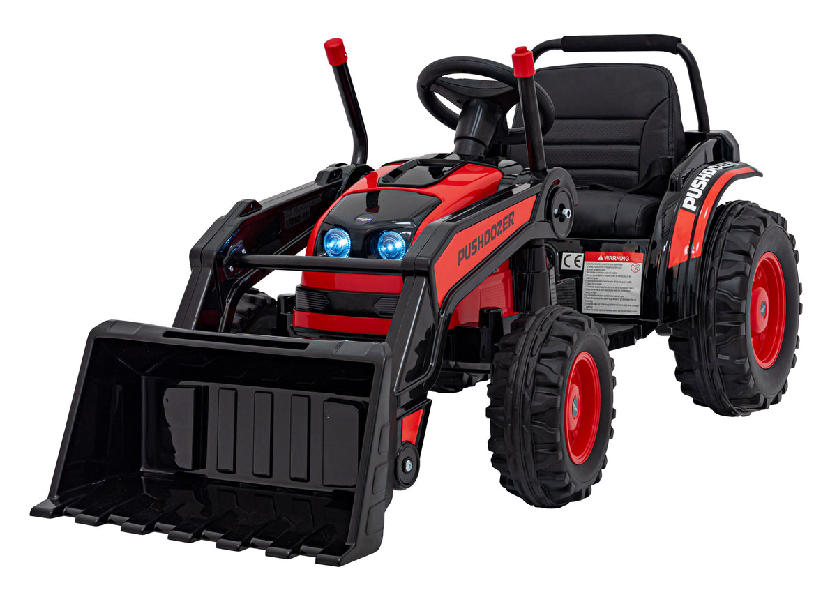 Vehicle Excavator Tractor Red