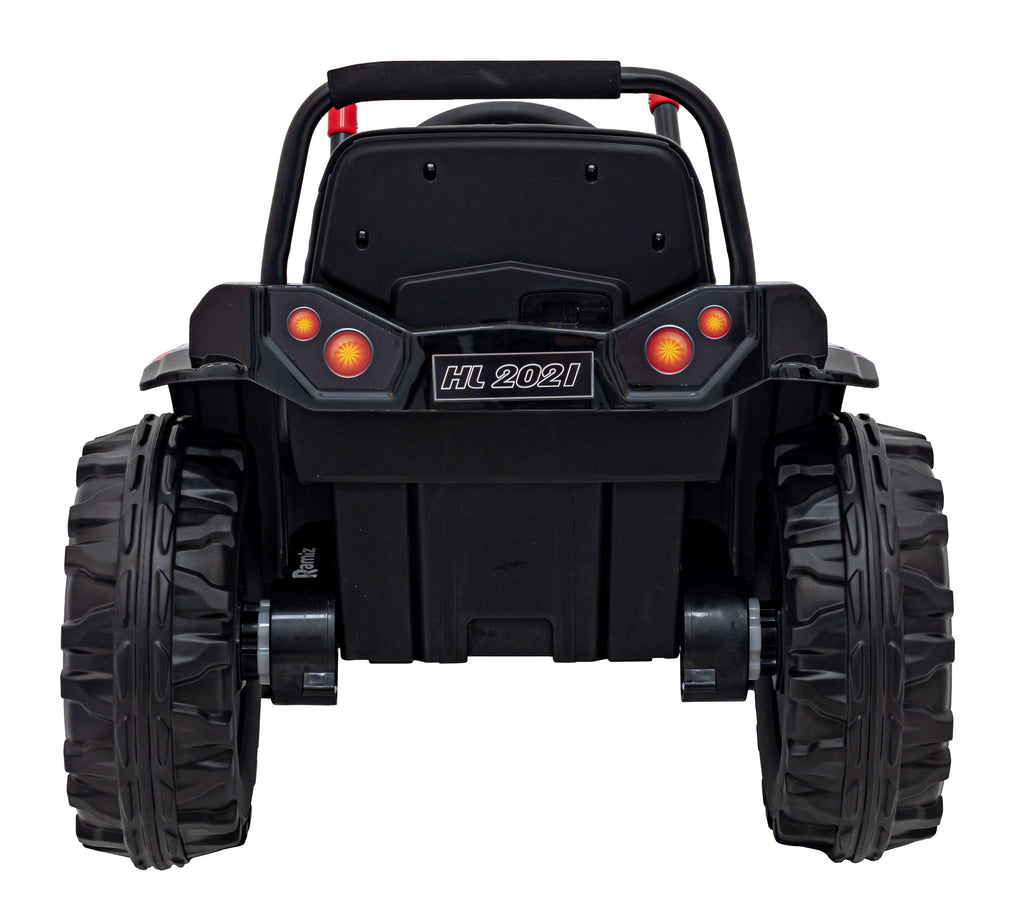 Elektrický traktor s nakladacou lyžicou 12 V – červený