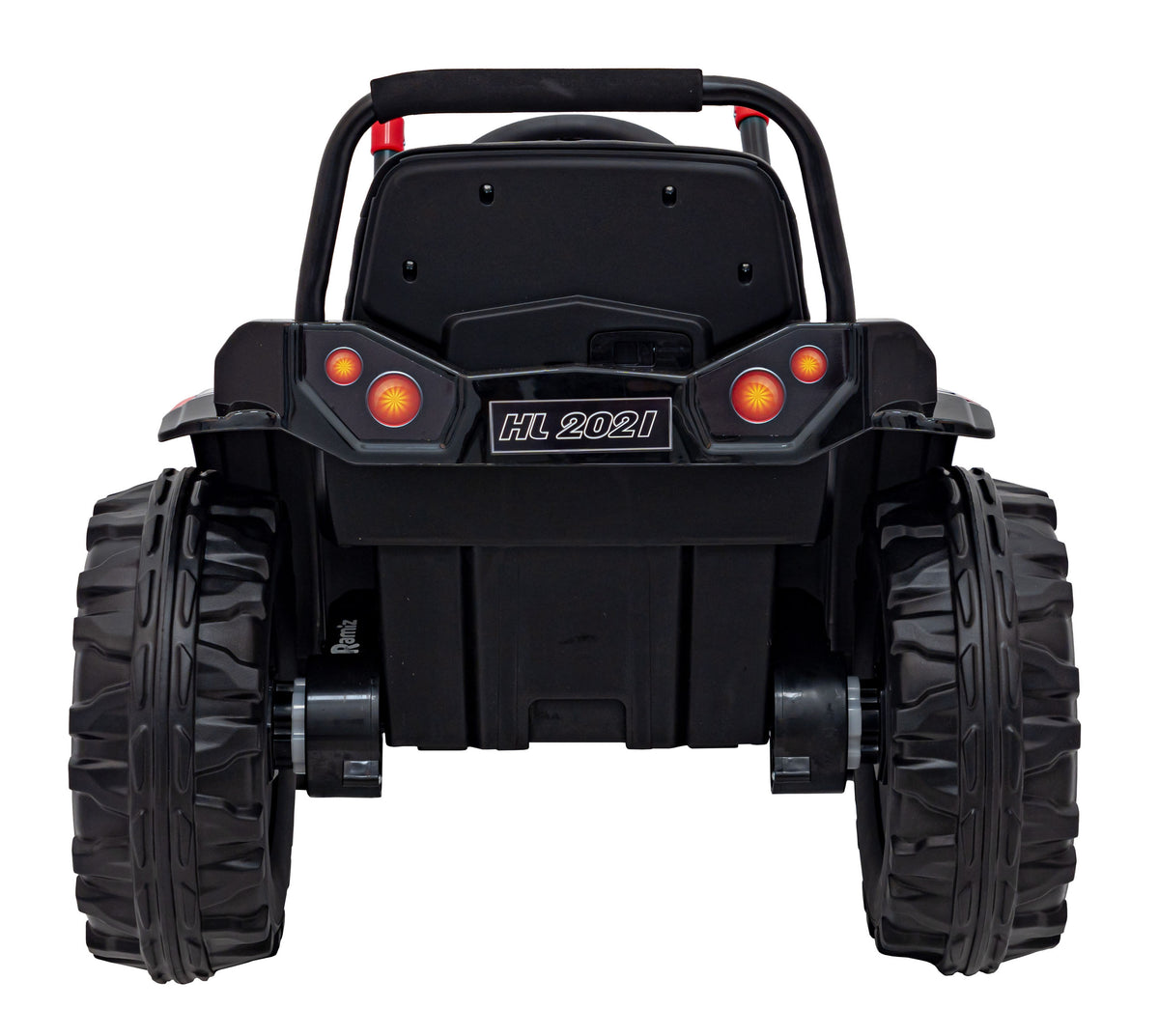 Elektrický traktor s nakladacou lyžicou 12 V – červený