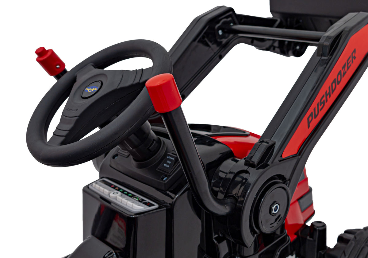 Vehicle Excavator Tractor Red