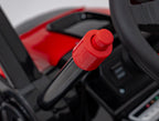 Elektrický traktor s nakladacou lyžicou 12 V – červený