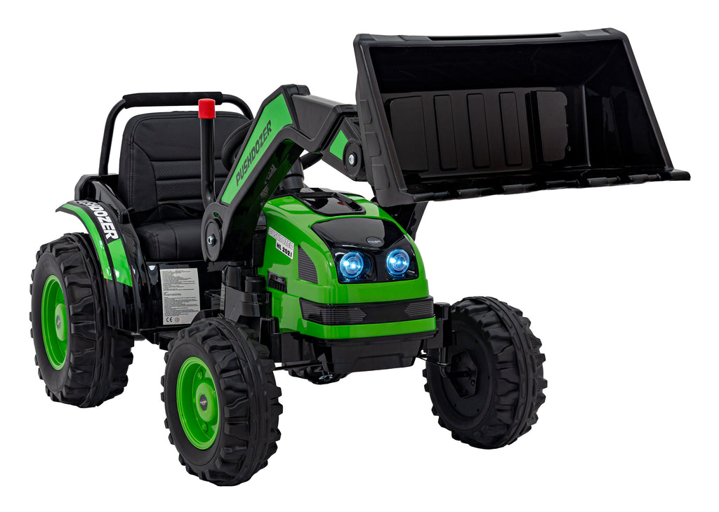 Vehicle Excavator Tractor Green